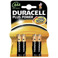 Duracell Plus Power Piles alcaline 1.5V MN2400 LR03 AAA