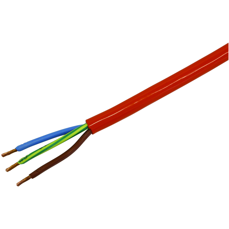 Cavo Bauflex 3x1.5mm² LNPE rosso bobina 50m