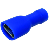 Flachsteckhülse vollisoliert 6.3x0.8mm (1.5-2.5mm2) blau VPE 100 Stk.