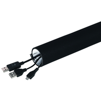 Tubo flessibile per cavi en neoprene 150cm nero/bianco