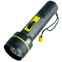 LED Taschenlampe Kunststoff schwarz/gelb