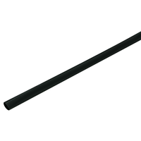 Gaine thérmorétractable noir 1.2m, 4.8 - 2.4mm