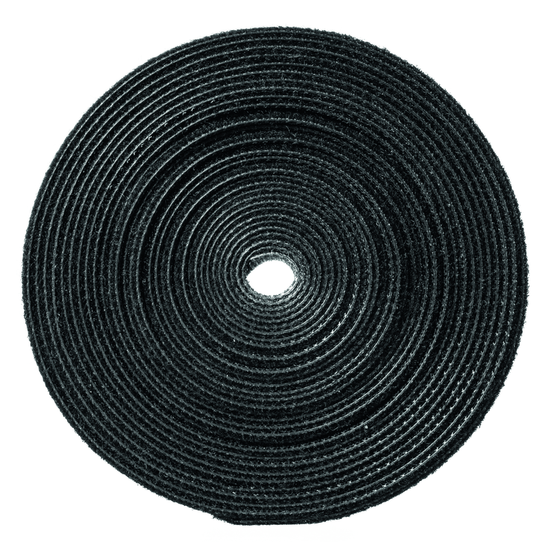 Klettband schwarz 4m, B=20mm