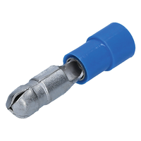 Rundstecker isoliert 4mm (1.5-2.5mm2) blau VPE 5 Stk.