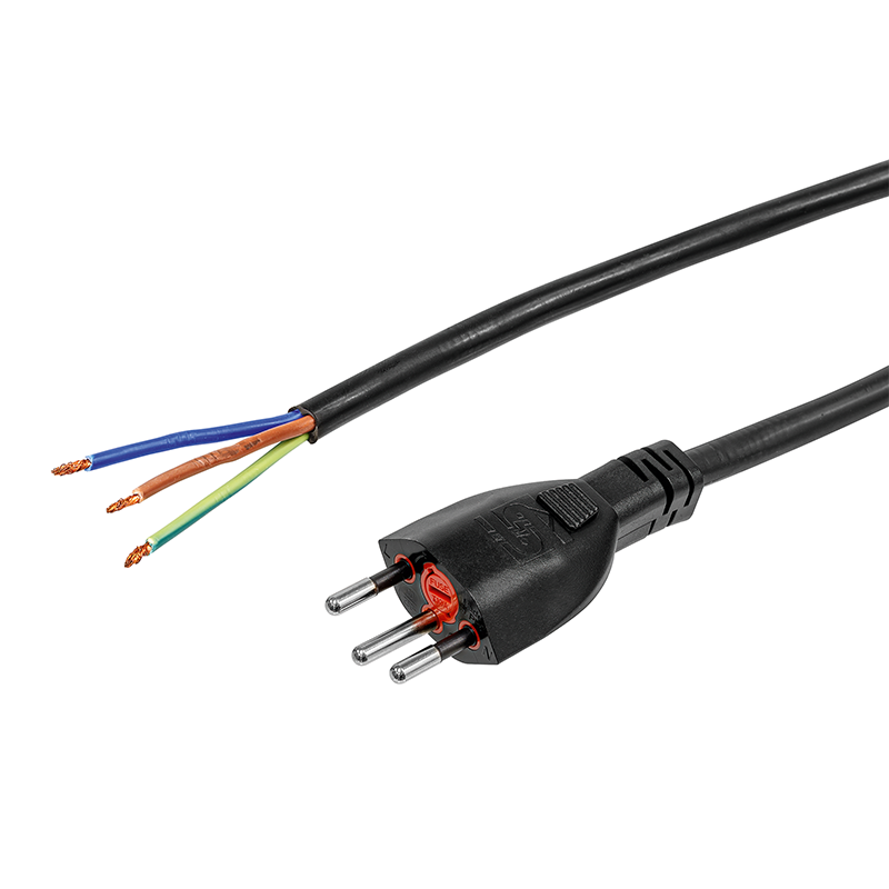 Câble de raccordement Td 3x1.5mm2 3m T12 avec fusible fin intégré nr