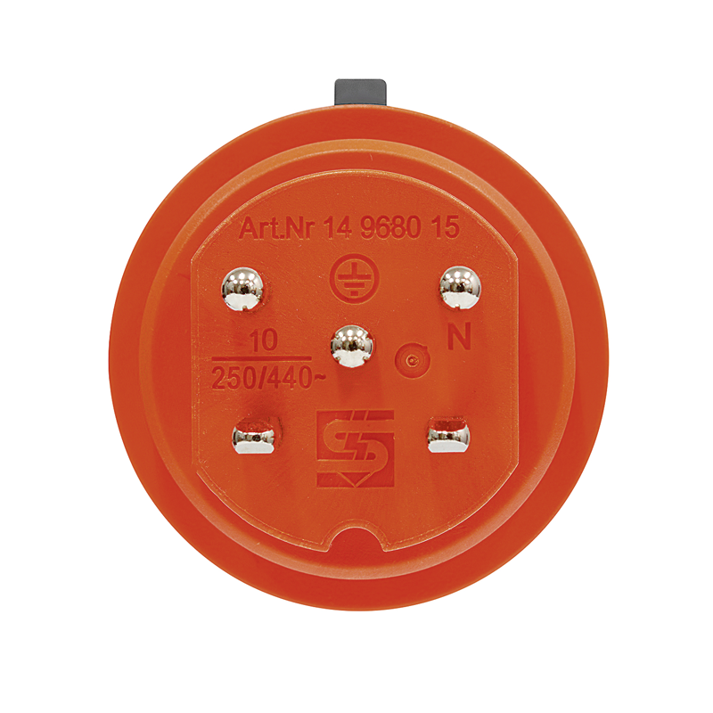 Spina T15 IP55 grigio antracite/arancione con EAN