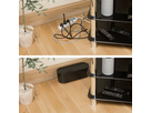 D-Line Gestion des câbles Design Box noir 410x165x135mm