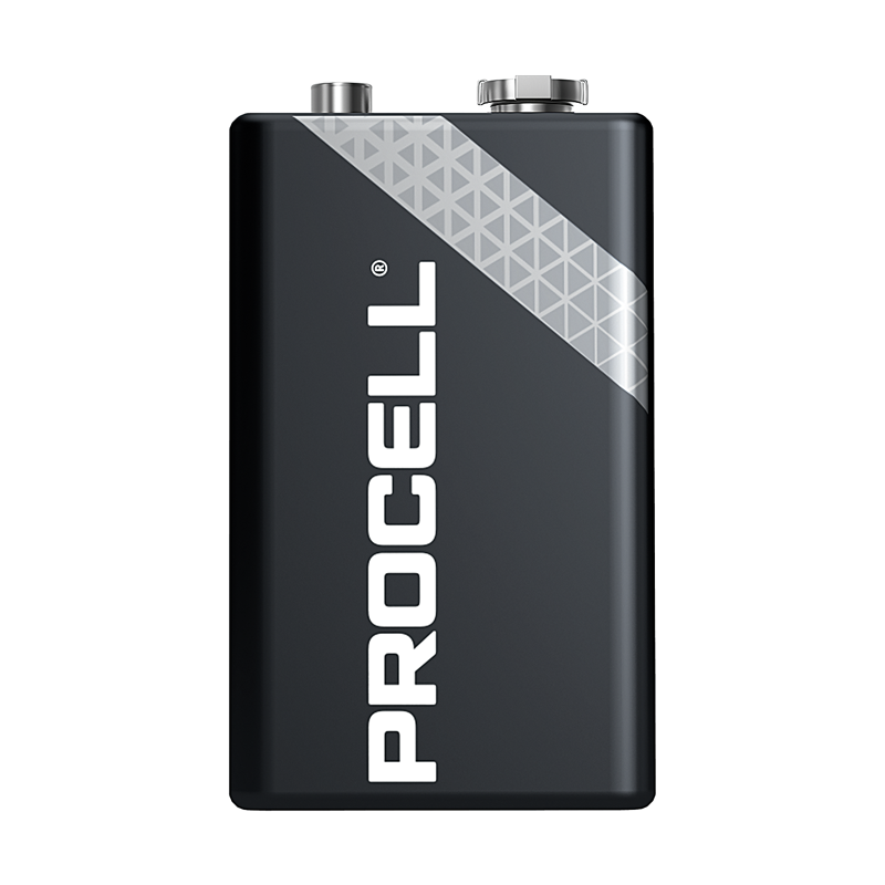 Procell 9.0V Zn/MnO2 6LR61 9V, paquet de 10 pcs.