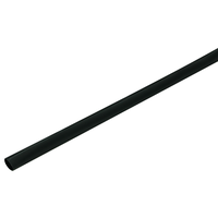 Gaine thérmorétractable noir 1.2m, 6.4 - 3.2 mm
