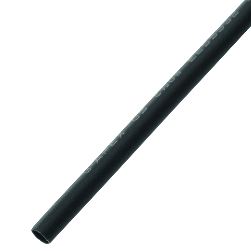 Guaina thermorestringente noir 1m, area di contrazione, 1.8 - 1.0mm
