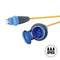 Rallonge électrique PROFESSIONAL EPR-PUR 3x1.5mm2 3m T13-T13 IP55 or