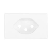 FLF Plaque de recouvrement prise 1xT13 Gr.1 bl