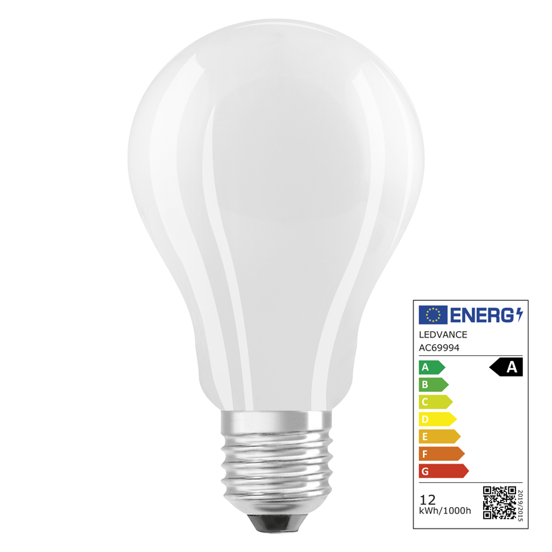 Osram LED Classic A E27 240V 11.6W 2452lm WW