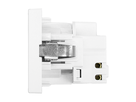 FLF Prise 1xT23 (16A/250V) avec bornes à fiche Gr.1 bl