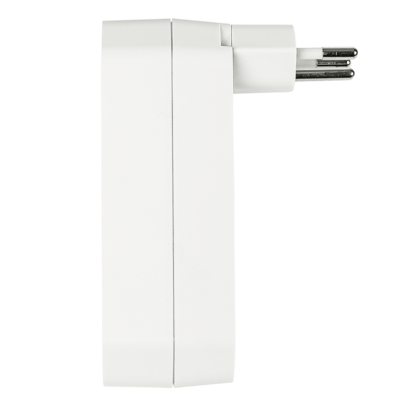 Mehrfachadapter MANTA 4xT13 drehbar 320° ws