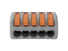 WAGO Borne à fiche CLASSIC 5x 0.08-4mm² avec levier de commande gr/or UE 5 pcs.