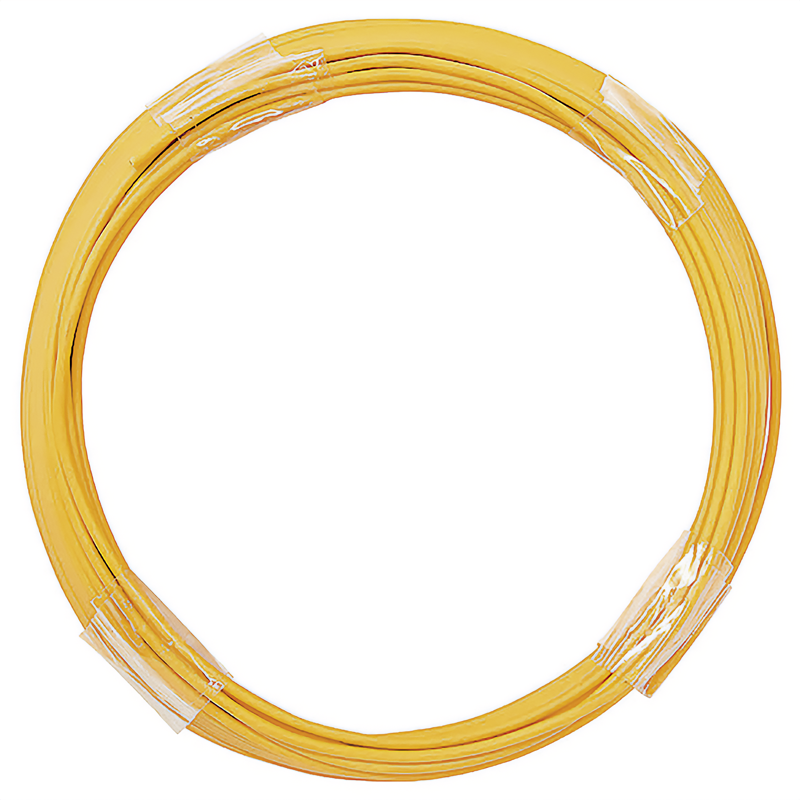 Fil de sonnerie 0.8/1.6mm² jaune, bague 20m