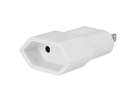Adaptateur de voyage Euro - USA 2 pôles max. 10A bl