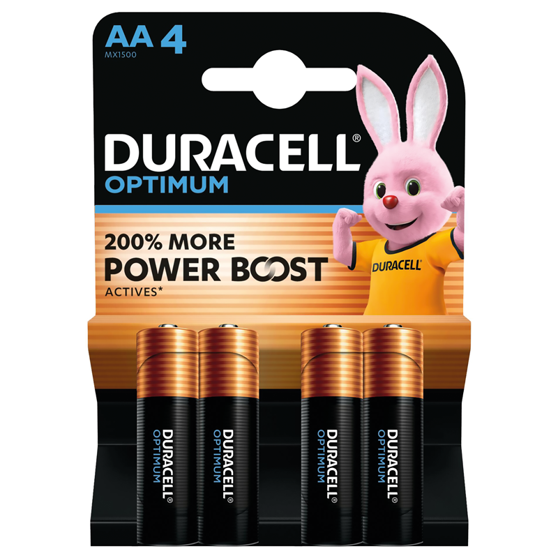 Duracell Optimum 1.5V MN1500 LR6 AA