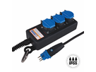 Presa multipla PROFESSIONAL 3xT13 GdV 3x1.5mm2 3m IP55 nr/bl