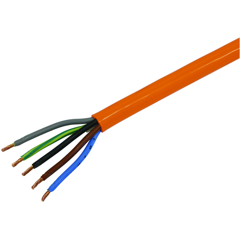 PUR Kabel 5x2 5mm 3LNPE Orange Spule 33m A Steffen AG