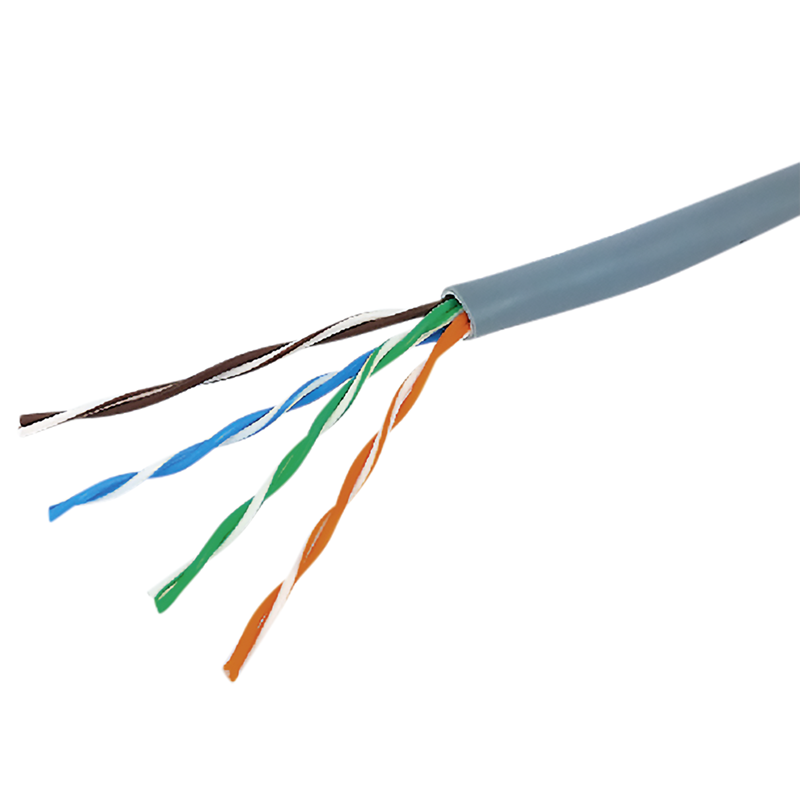 DATA Kabel S-FTP 4x2xAWG24 LSZH CAT.5E Grau Ring 100m