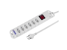 Presa multipla VARIABL 6xT13 5m con interruttore e magneti bi