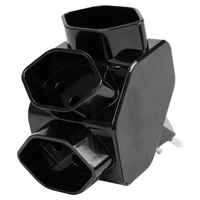 Mehrfachadapter sternförmig 3xT13 sw