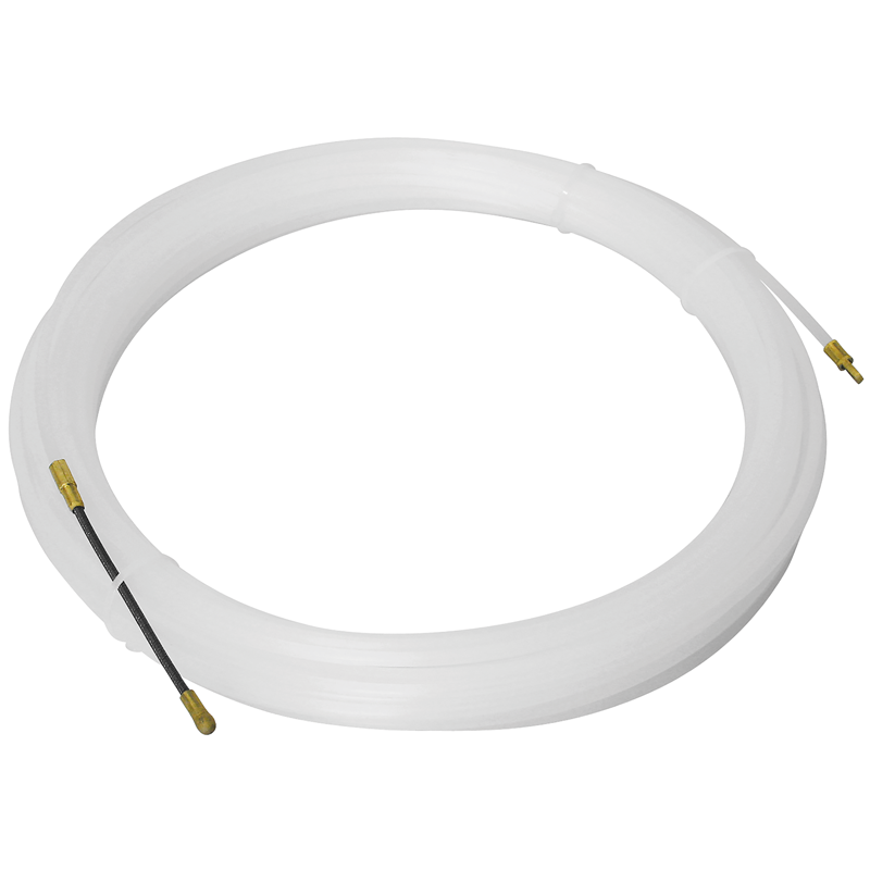 Tire-fil en nylon 15m Ø 4mm avec ressort de recherche tr