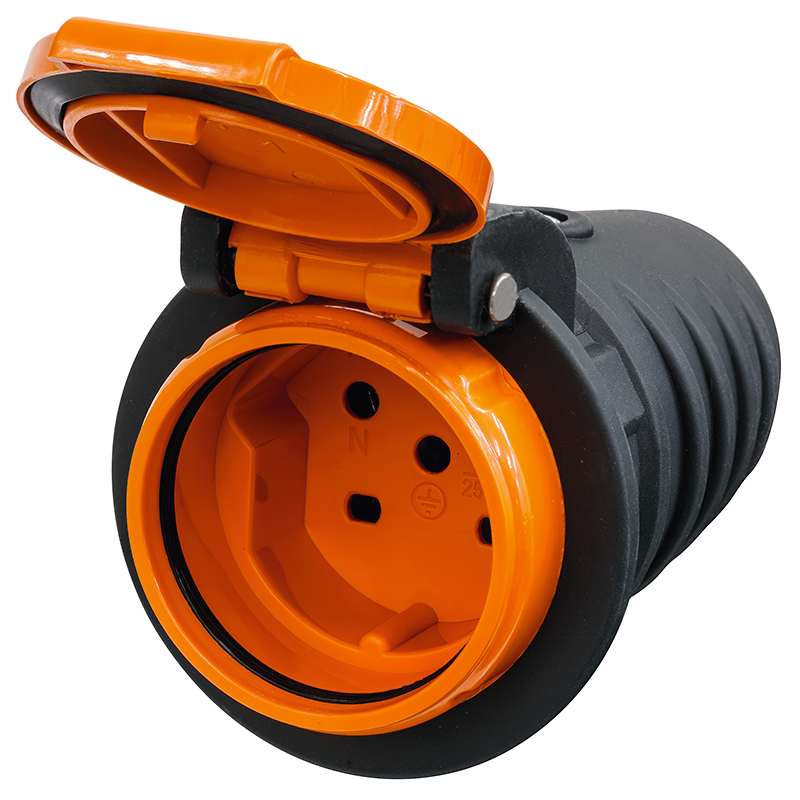 Kupplung T15 IP55 anthrazitgrau/orange
