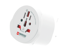 SKROSS Adaptateur de voyage Monde - UK 3 pôles max. 7A avec fusible bl