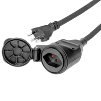 Verlängerungskabel GdV 3x1.5mm2 10m T12-T13 sw