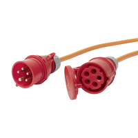 Rallonge électrique PROFESSIONAL EPR-PUR 5x2.5mm2 10m CEE16/5-CEE16/5 IP44 or