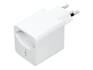 Chargeur USB-C PD 18W 5V/3.0A + 1xT13 rotatif 325° bl