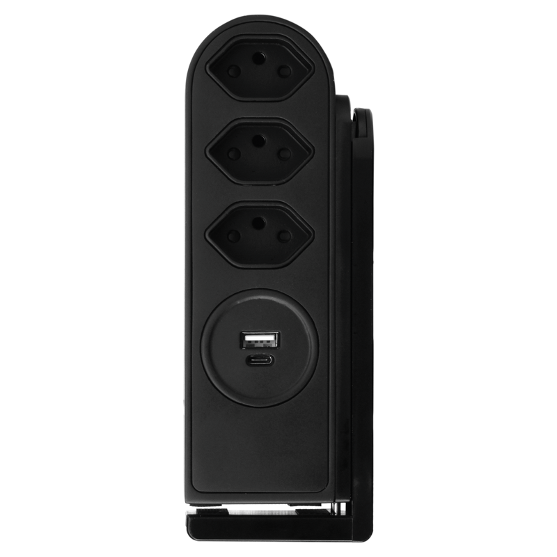 Multiprise CLAMP 3xT13 + USB-A+C 1.5m nr