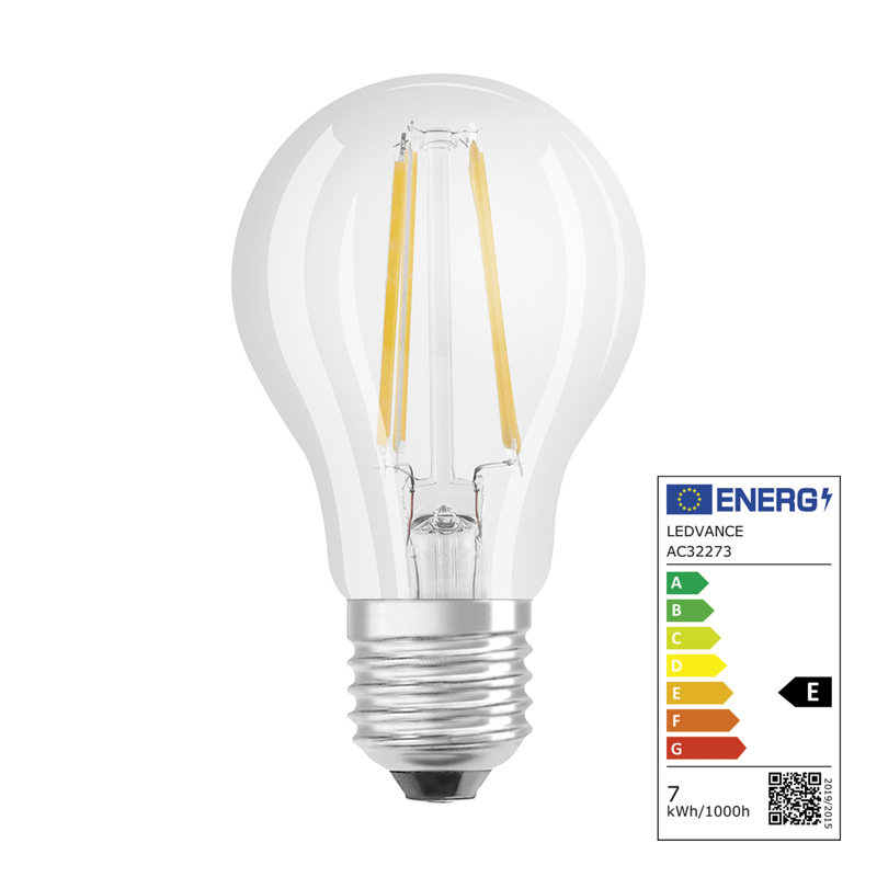 Osram LED Three Step Dim Classic A E27 7W 806lm WW