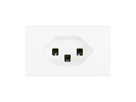 FLF Prise 1xT23 (16A/250V) avec bornes à fiche Gr.1 bl