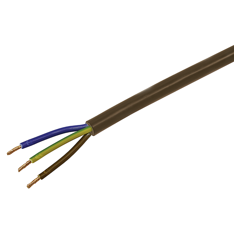 Td Kabel 3x1mm² braun Ring 20m