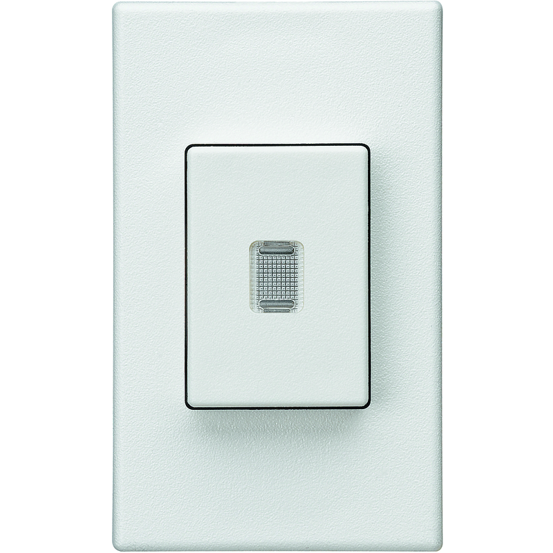 FLF Druckschalter SCH3 beleuchtet mit Steckklemmen Gr.1 ws