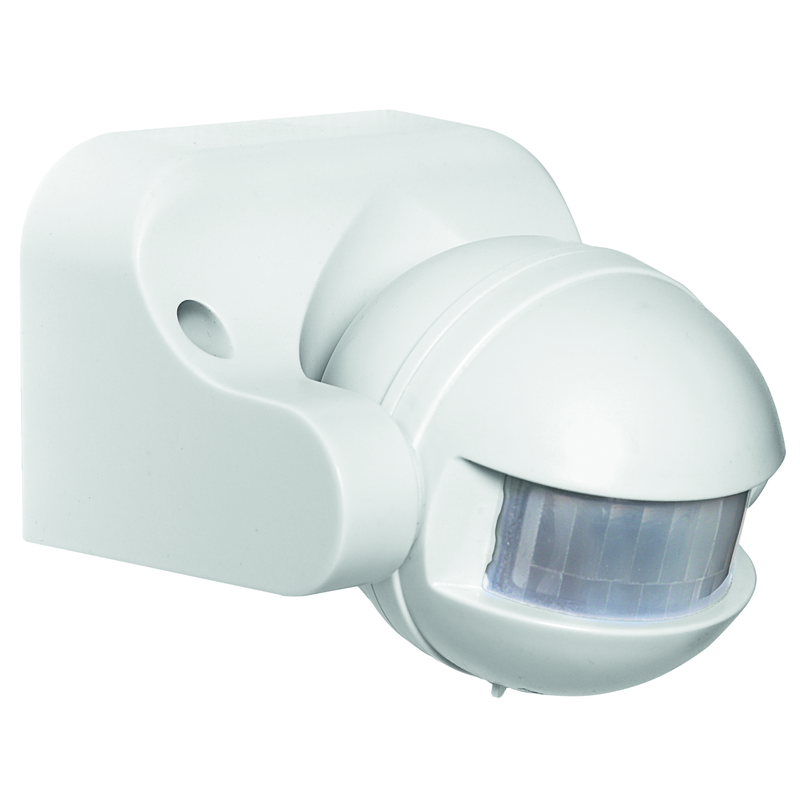 Détecteur de mouvement GLOBE IR 180° (max. 1200W / LED max. 300W) IP44 bl