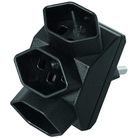 Adaptateur multiple en étoile 3xT23 (250V/16A) nr