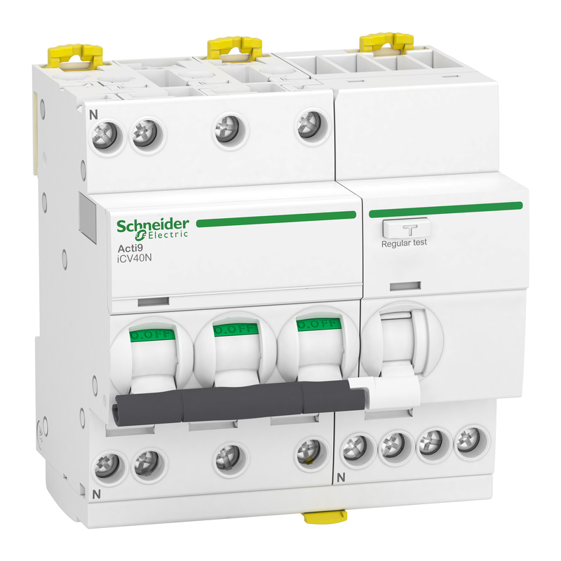 Disjoncteur différentiel 3P+N C 13A 30mA 6000A type A
