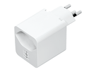 Adattatore di ricarica USB-C PD 18W 5V/3.0A + 1xT13 girevole 325° bi