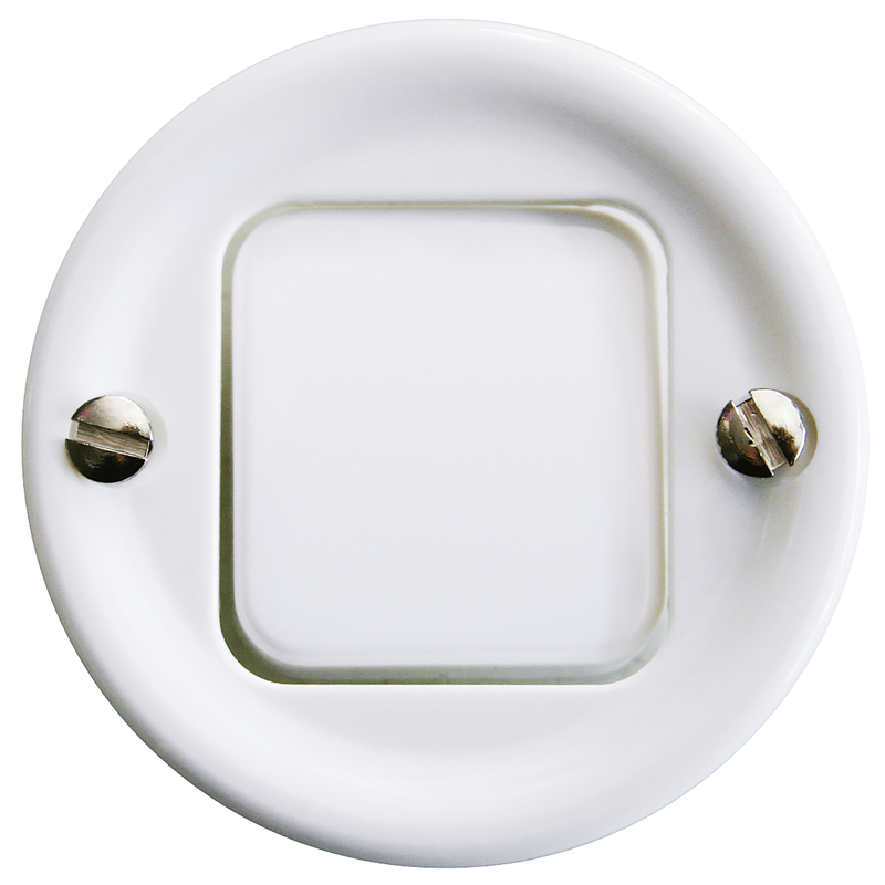 STANDARD Abdeckplatte Druckschalter/-taster ws