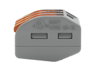 WAGO Borne à fiche CLASSIC 3x 0.08-4mm² avec levier de commande gr/or UE 5 pcs.