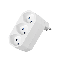 Adaptateur multiple MANTA 3xT13 rotatif 320° bl
