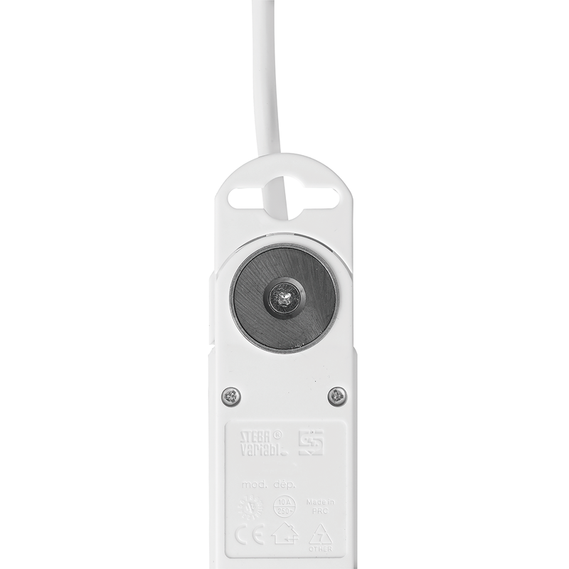 Steckdosenleiste TIDE  4xT13 3m mit Schalter und Haftmagnete ws