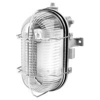 WORKLIGHT Lampada a muro LED ovale con griglia di protezione 8W