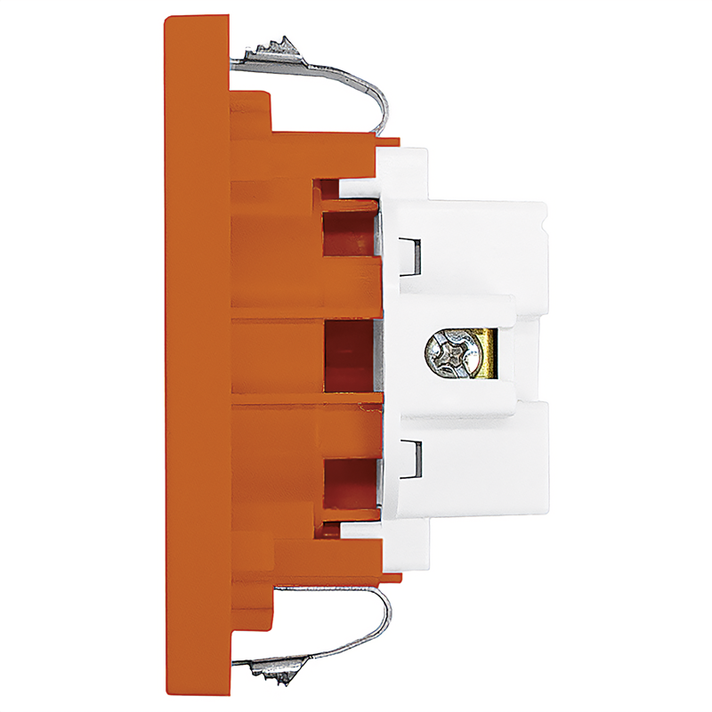 FLF Prise 1xT23 (16A/250V) avec bornes à vis Gr.1 or
