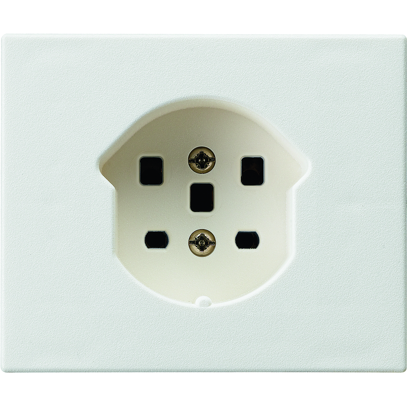 FLF Steckdose 1xT25 (16A/400V) mit Schraubklemmen Gr.2 ws